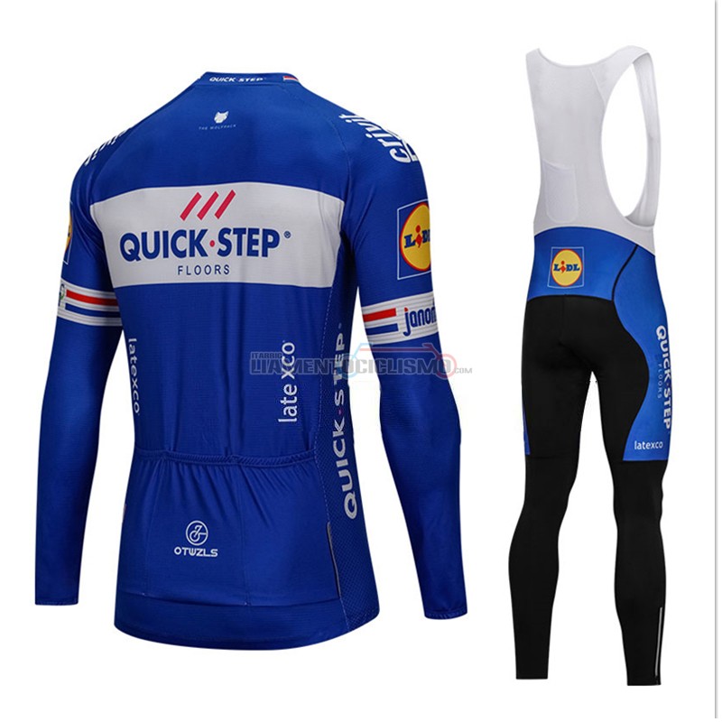 Abbigliamento Ciclismo Uci Mondo Campione Quick Step Floors ML 2018 Blu